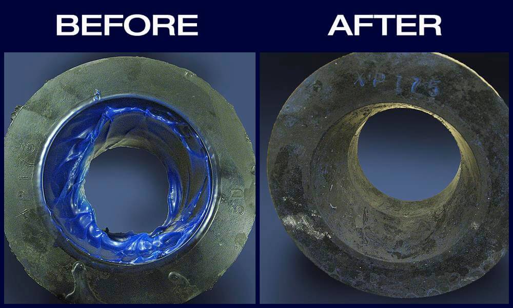 Round Flange cleaning